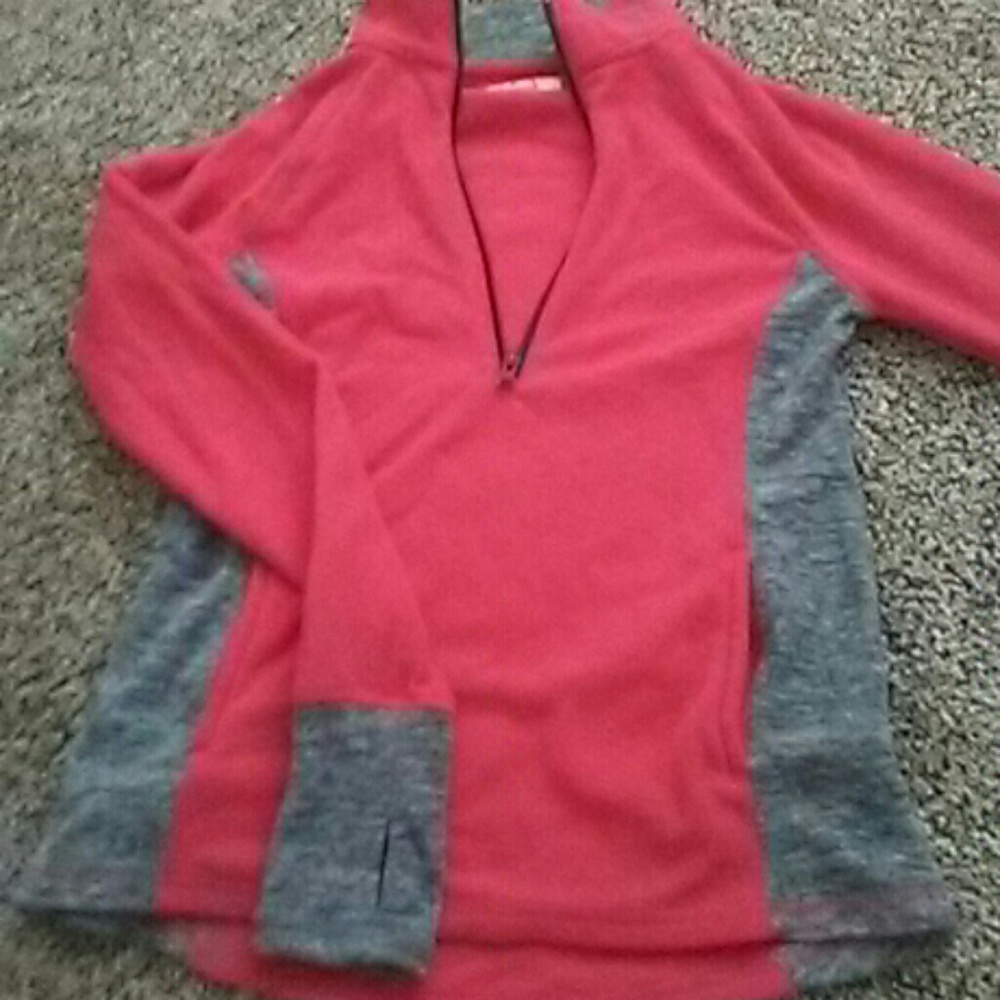 SO red and grey fleece